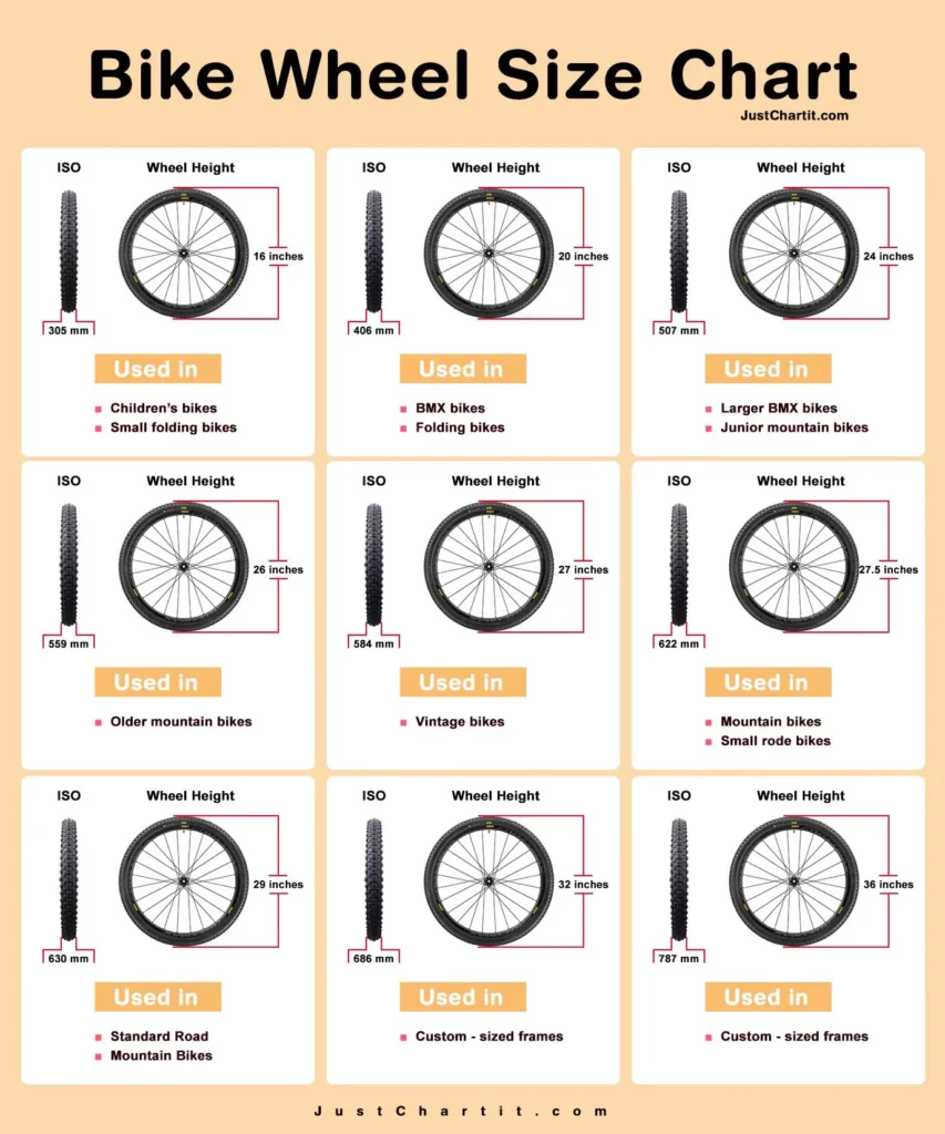 Bike Wheel Size Chart For Height Age The Complete Guide 45 OFF